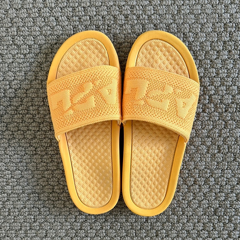 NEW APL Yellow Slide Sandals Minimalist Comfort